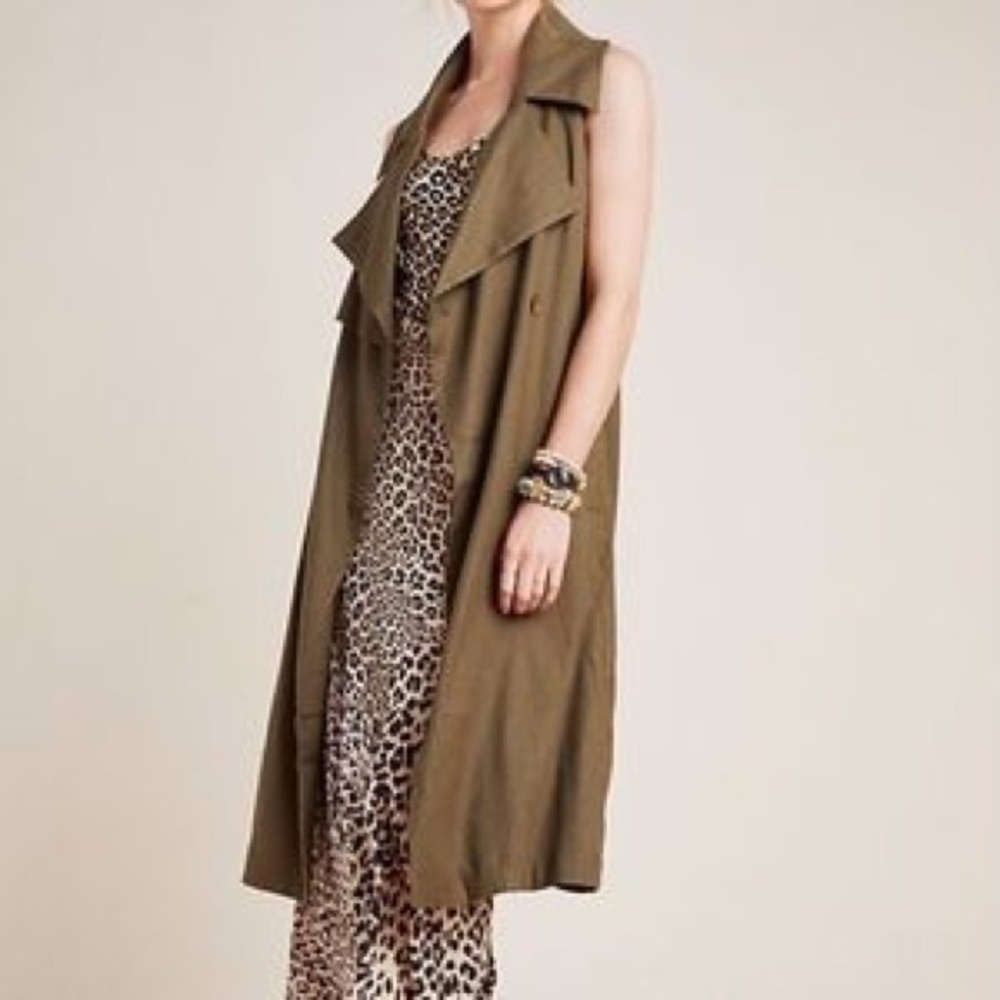 Anthropologie Hollis Trench Vest